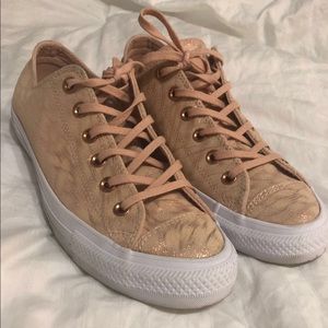 Converse rose gold